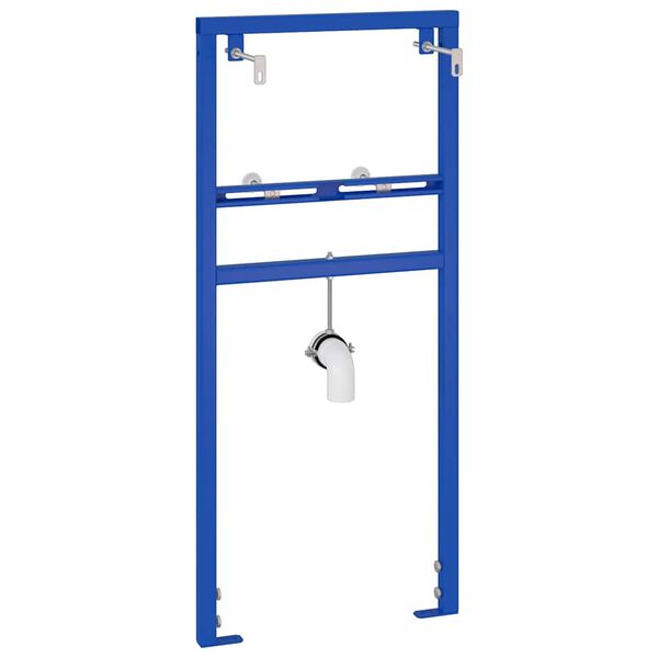 vidaXL Supporto da parete per bagno Blu 50 x 3 x 112 cm