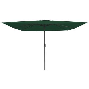 vidaXL Ombrello da giardino Verde 295 x 295 x 245 cm