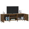 vidaXL Mobile Porta TV Rovere Fumo 150x30x50 cm in Legno Multistrato