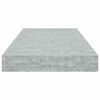 vidaXL Scaffali a Parete 2 pz Grigio Cemento 50x23x3,8 cm in MDF
