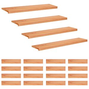 vidaXL Tappeti per scale 20 pz 110 x 25 x 2 cm Vernice