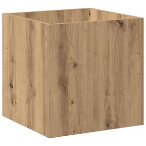 vidaXL Fioriera Rovere Artigianale 40x40x40 cm in Legno Multistrato