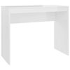 vidaXL Scrivania Bianco Lucido 90x40x72 cm in Legno Multistrato