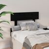 vidaXL Testiera per Letto Nera 93,5x3x81cm in Legno Massello di Pino