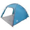 vidaXL Tenda Capanna con tetto Blu 370 x 230 x 185 cm taffet&agrave;