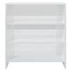 vidaXL Credenza Bianco Lucido 70x40,5x75 cm in Truciolato