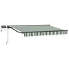 vidaXL Cornice per Tenda Manuale con LED 3,5 x 2,5 m