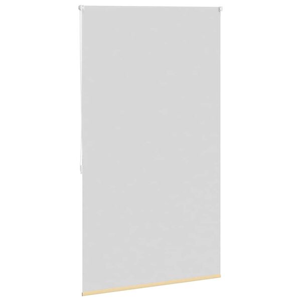 vidaXL Tenda a rullo oscurante 124,4x175 cm Tessuto Larghezza 120 cm beige