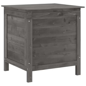 vidaXL Contenitore da Giardino Antracite 50x49x56,5 cm Massello Abete