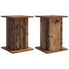 vidaXL Supporto per piante 2 pz Legno antico 30,5 x 30 x 43 cm