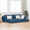 vidaXL Divano letto Blu navy 245 x 78 x 77 cm Tessuto