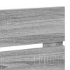 vidaXL Testiera Grigio Sonoma 160 cm Legno multistrato