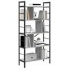 vidaXL Libreria Grigio Sonoma 75 x 30 x 156 cm Legno multistrato