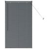 vidaXL Tendaggi a veneziana Grigio Scuro 130 x 70 cm Alluminio