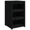 vidaXL Mobile da Cucina da Esterno MEPPEL Nero 55x55x92 cm Legno Massello di Pino