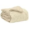 vidaXL Piumone Completo Annuale Trapuntato Crema 155 x 220 cm
