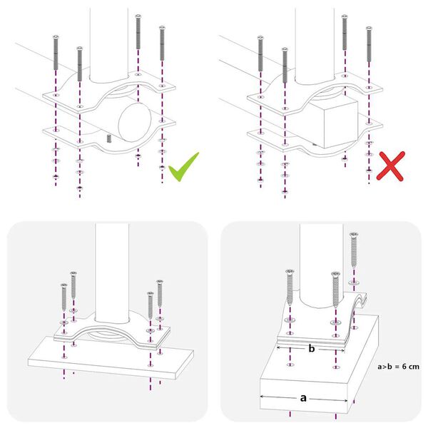 vidaXL Tenda da Sole Laterale Retrattile 100 x 300 cm Grigia