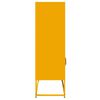 vidaXL Credenza Giallo Senape 68x39x123 cm in Acciaio