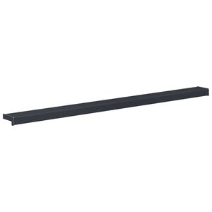 vidaXL Soglia della Finestra Antracite con Venature del Legno PVC