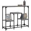 vidaXL Tavolo Consolle Grigio Sonoma 89,5x28x76cm in Legno Multistrato