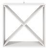 vidaXL Portabottiglie 4 pcs Bianco 62 x 25 x 62 cm Pino massello