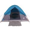 vidaXL Tenda da Campeggio a Cupola per 2 Persone Blu Impermeabile