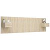 vidaXL Testiera Letto con Comodini in Legno Multistrato Rovere Sonoma