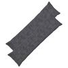 vidaXL Federa 2 pz HEERLEN Grigio Scuro 40 x 145 cm
