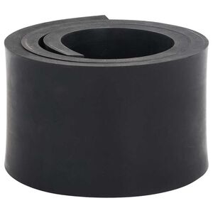 vidaXL Bordo in Gomma per Spazzaneve Nero 100x8x1 cm