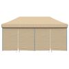 vidaXL Tenda Party Beige 292 x 580 x 315 cm Tessuto Oxford