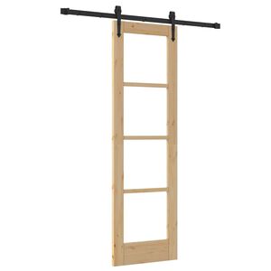 vidaXL Porta scorrevole ORKDAL Naturale 61 x 198,5 cm