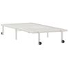 vidaXL Giroletto senza Materasso Pieghevole Bianco 90x200 cm Acciaio