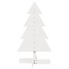 vidaXL Albero di Natale Decorativo Bianco 80 cm Legno Massello di Pino