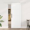 vidaXL Porta scorrevole Bianco 78 x 202 cm Pino massello