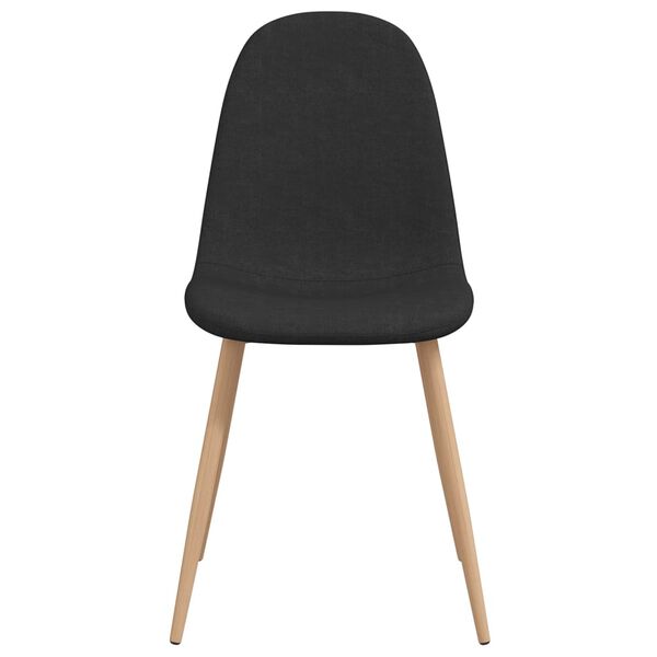 vidaXL Sedie da Pranzo 2 pz Nere in Tessuto