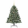 vidaXL Albero di Natale artificiale con 150 LED Verde 120 cm