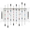 vidaXL Tavolo da Foosball Bianco 125 x 60,5 x 80 cm Legno multistrato