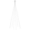 vidaXL Albero di Natale Pennone Blu 108 LED 180 cm