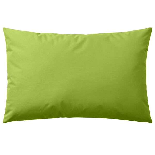 vidaXL Cuscini da Esterno 2 pz 60x40 cm Verde Mela
