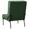 vidaXL Poltrona Relax 65x79x87 cm Verde Scuro in Velluto