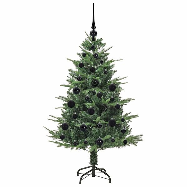 vidaXL Albero di Natale Artificiale Pre-illuminato con Set di Palline