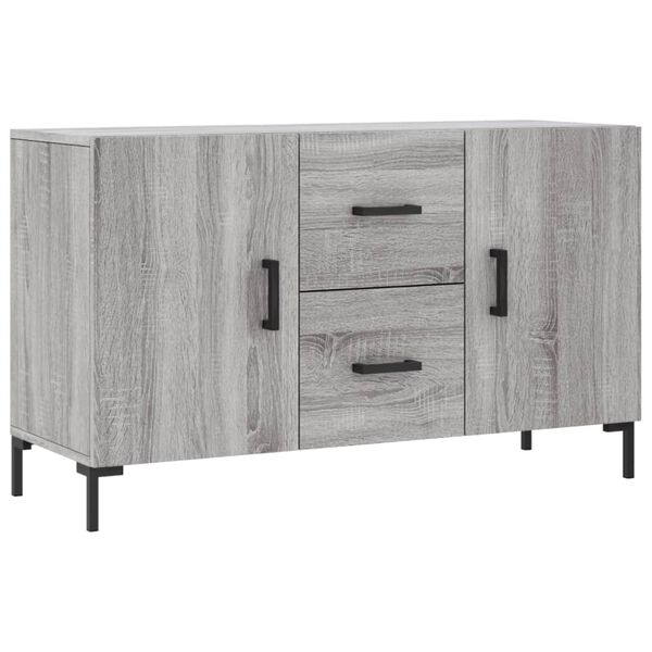 vidaXL Credenza Grigio Sonoma 100x36x60 cm in Legno Multistrato