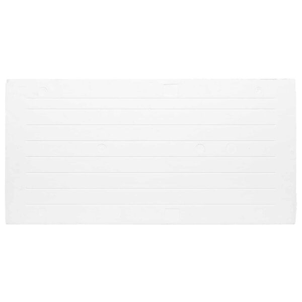 vidaXL Pannelli da parete 10 pcs Grigio chiaro e bianco 100 x 50 cm