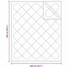 vidaXL Duvet 2-in-1 Bianco 240 x 200 cm Poliestere