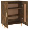 vidaXL Credenza Rovere Fumo 69,5x34x90 cm in Legno Multistrato