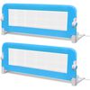 vidaXL Sponde Letto per la Sicurezza dei Bambini 2 pz Blu 102x42 cm