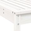 vidaXL Set Bar da Giardino 5 pz Bianco in Legno Massello di Pino