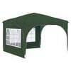vidaXL Tenda per feste a pop-up 290 x 290 x 245 cm Verde