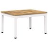 vidaXL Tavolino da salotto Sbiancato 49 x 60,5 x 36 cm