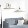 vidaXL Scaffali a Parete 2 pz Rovere 60x23,5x3,8 cm in MDF